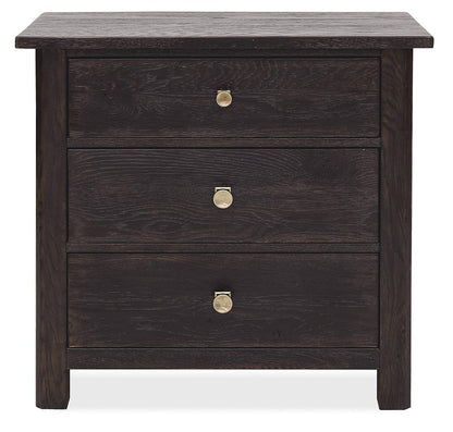 Hooker Furniture - Driftwood Three-Drawer Nightstand - Blacks - 6820-90116-99 view 4