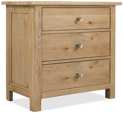 Hooker Furniture - Driftwood Three-Drawer Nightstand - Light Wood - 6820-90116-80 view 2