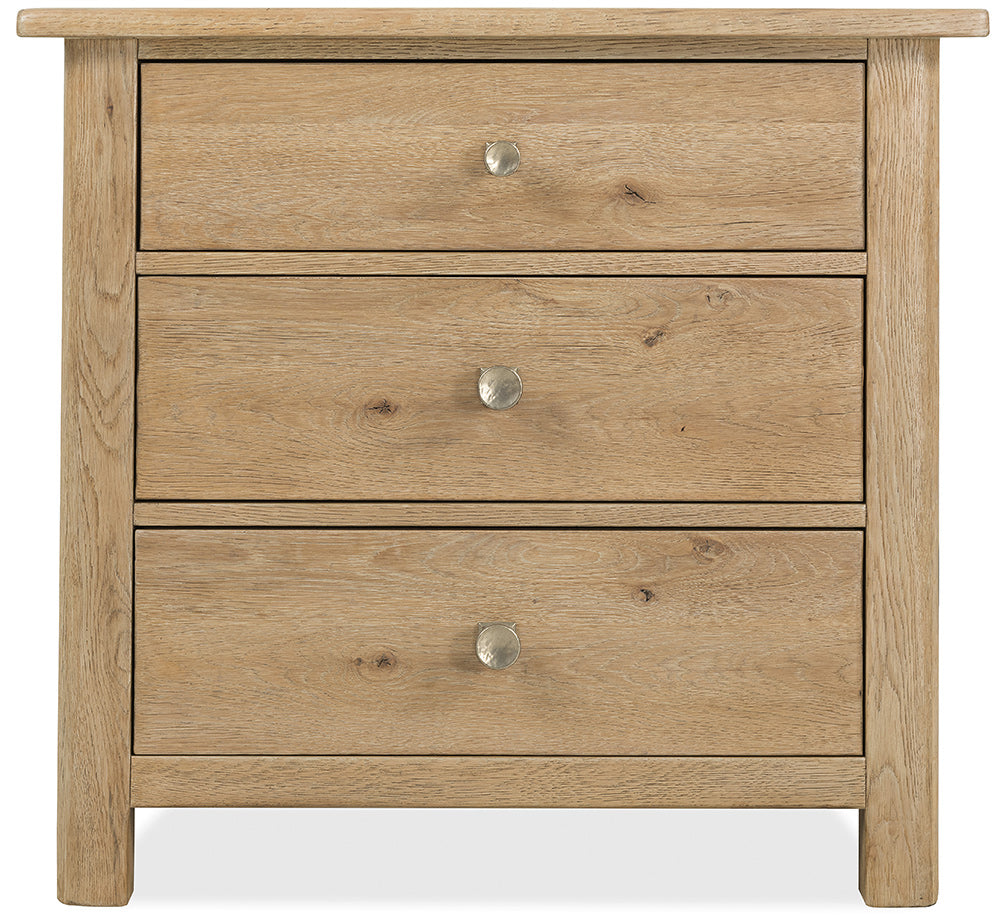 Hooker Furniture - Driftwood Three-Drawer Nightstand - Light Wood - 6820-90116-80 view 3