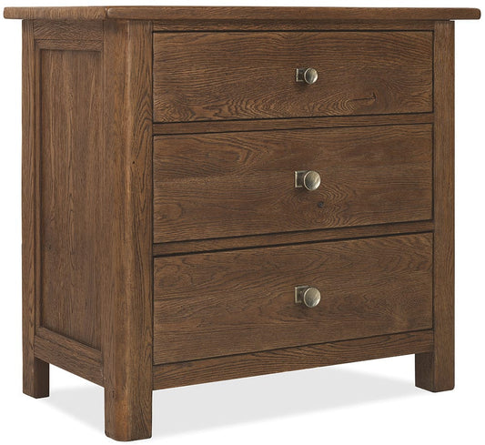 Hooker Furniture - Driftwood Three-Drawer Nightstand - Medium Wood - 6820-90116-85 view 2