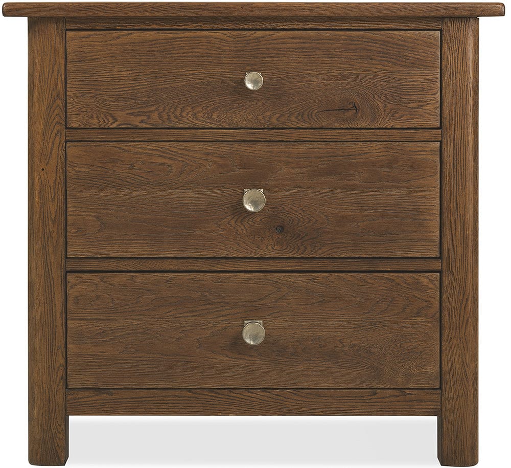 Hooker Furniture - Driftwood Three-Drawer Nightstand - Medium Wood - 6820-90116-85 view 3