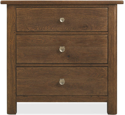 Hooker Furniture - Driftwood Three-Drawer Nightstand - Medium Wood - 6820-90116-85 view 3