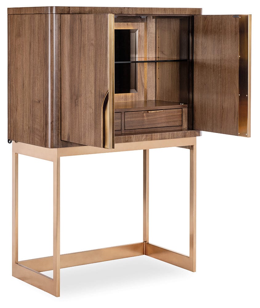Hooker Furniture - Eleana Bar on Stand - Medium Wood - 7252-50160-85 view 3