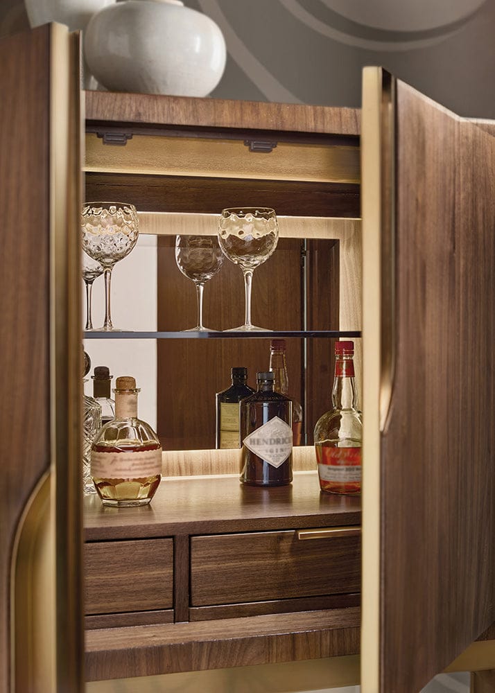 Hooker Furniture - Eleana Bar on Stand - Medium Wood - 7252-50160-85 view 8