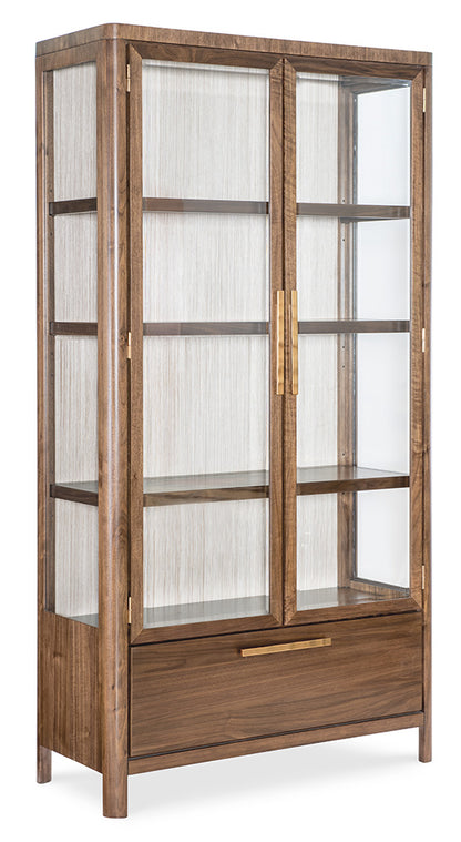 Hooker Furniture - Eleana Display Cabinet - Medium Wood - 7252-75906-85 view 3