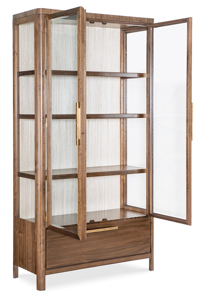Hooker Furniture - Eleana Display Cabinet - Medium Wood - 7252-75906-85 view 4
