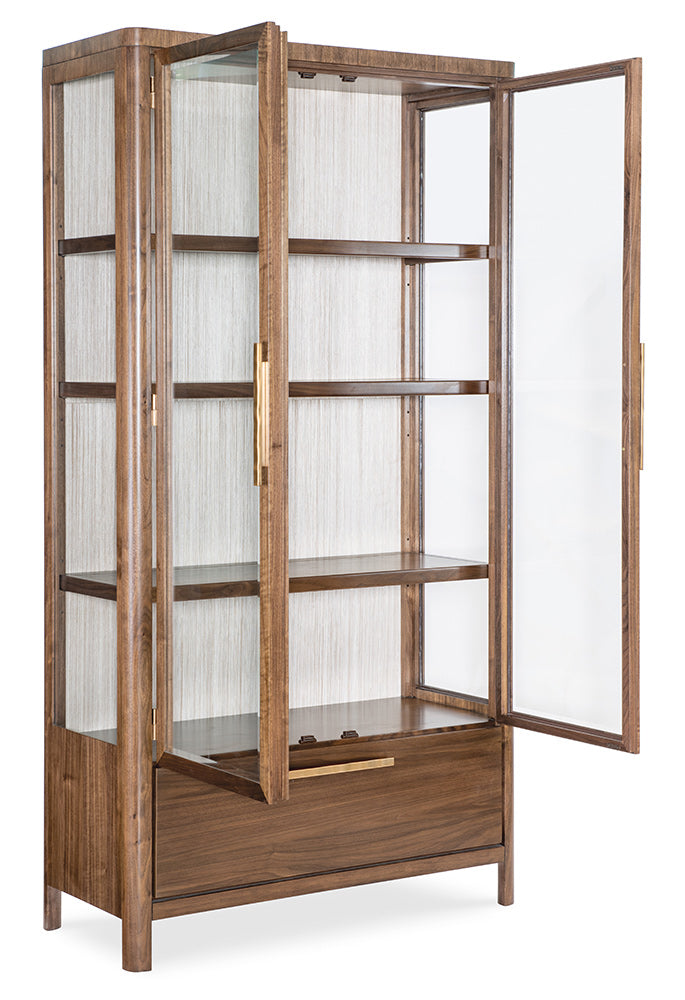 Hooker Furniture - Eleana Display Cabinet - Medium Wood - 7252-75906-85 view 5