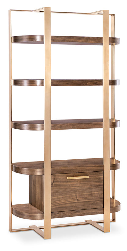 Hooker Furniture - Eleana Etagere - Medium Wood - 7252-50003-85 view 2