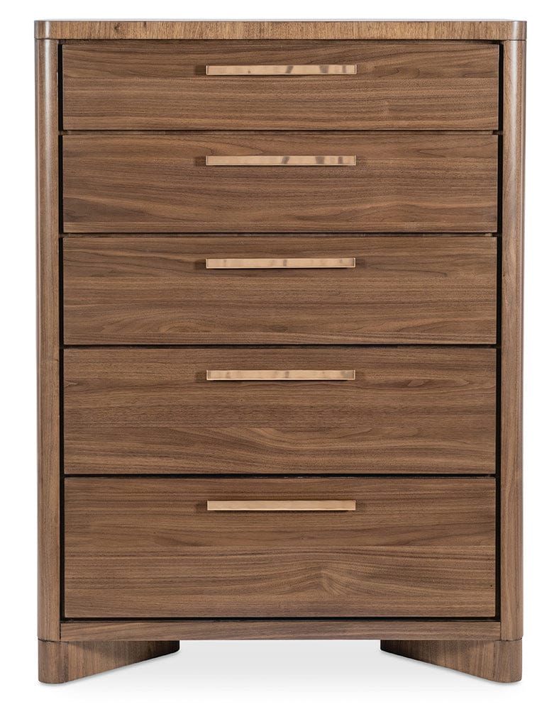 Hooker Furniture - Eleana Five Drawer Chest - Medium Wood - 7252-90010-85 view 3
