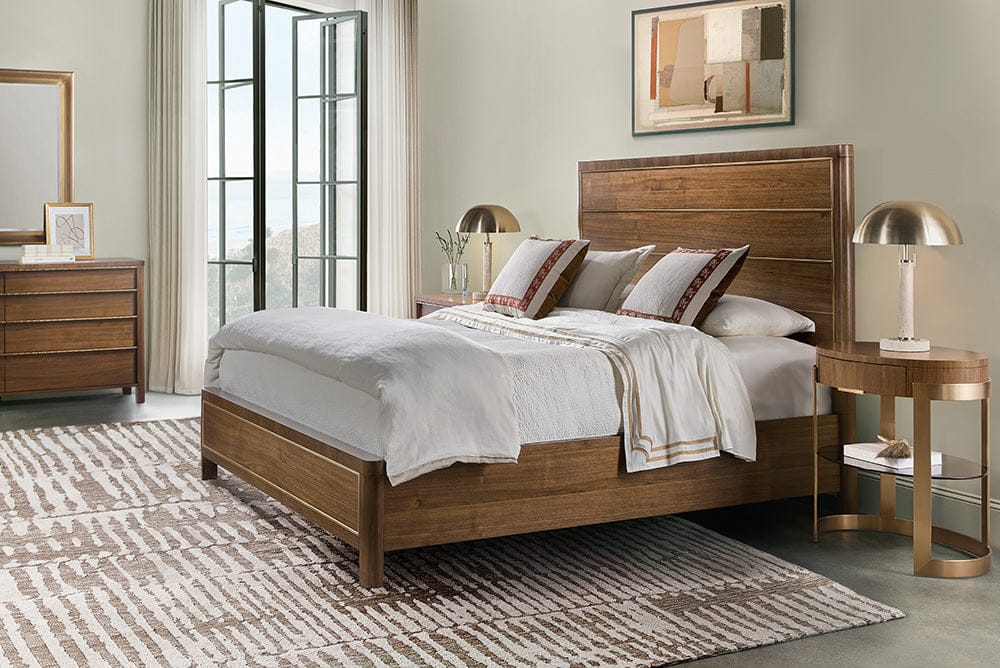 Hooker Furniture - Eleana Queen Panel Bed - Medium Wood - 7252-90350-85 view 5