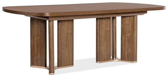 Hooker Furniture - Eleana Rectangle Dining Table with Two 20-inch Leaves - Medium Wood - 7252-75200-85 view 1