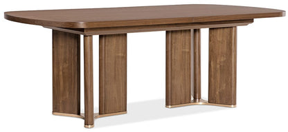 Hooker Furniture - Eleana Rectangle Dining Table with Two 20-inch Leaves - Medium Wood - 7252-75200-85 view 2