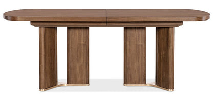 Hooker Furniture - Eleana Rectangle Dining Table with Two 20-inch Leaves - Medium Wood - 7252-75200-85 view 3