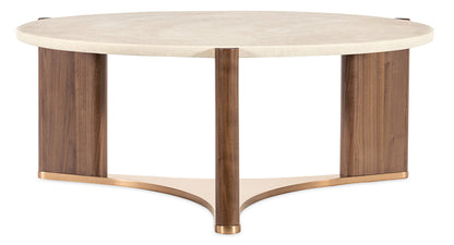 Hooker Furniture - Eleana Round Cocktail Table - Medium Wood - 7252-80111-85 view 3