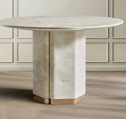 Hooker Furniture - Eleana Round Dining Table - Whites/Creams/Beiges - 7252-75213-00 view 7