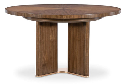 Hooker Furniture - Eleana Round Dining Table with One 20-inch Leaf - Medium Wood - 7252-75203-85 view 3