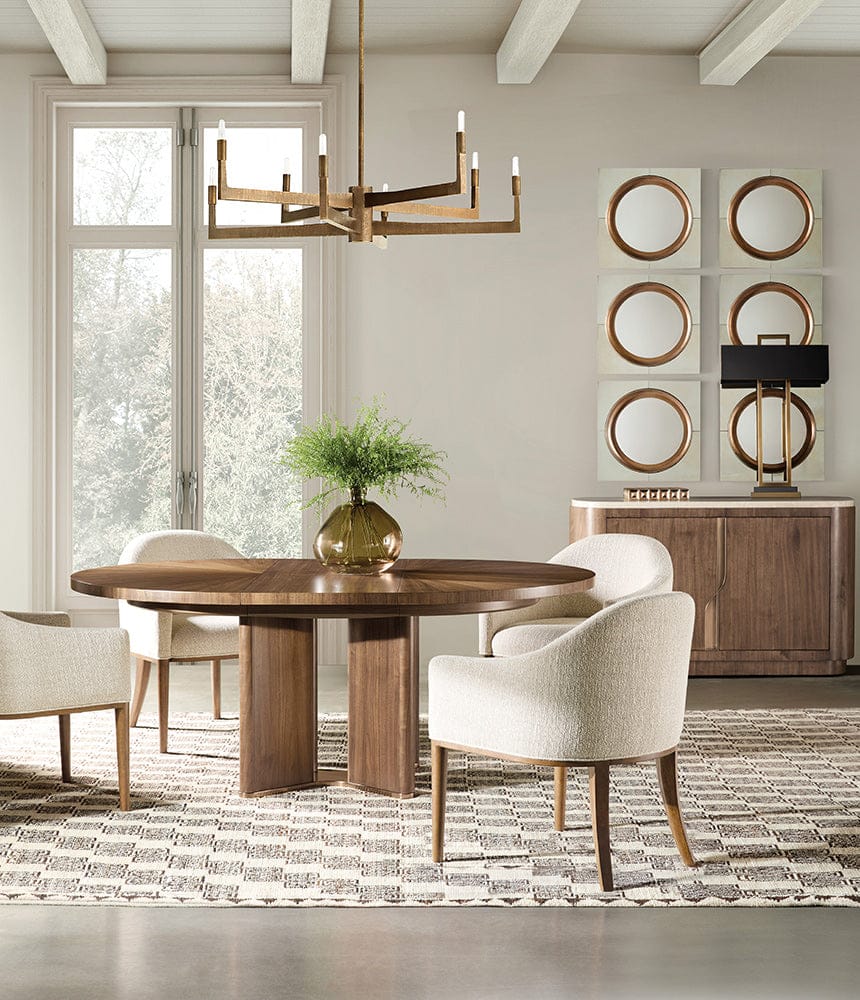 Hooker Furniture - Eleana Round Dining Table with One 20-inch Leaf - Medium Wood - 7252-75203-85 view 7