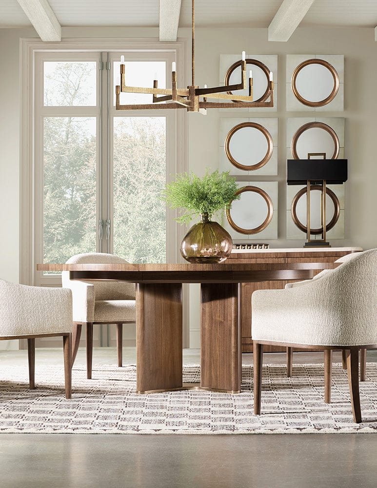 Hooker Furniture - Eleana Round Dining Table with One 20-inch Leaf - Medium Wood - 7252-75203-85 view 8