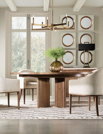 Hooker Furniture - Eleana Round Dining Table with One 20-inch Leaf - Medium Wood - 7252-75203-85 view 8