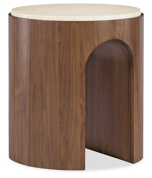 Hooker Furniture - Eleana Round End Table - Medium Wood - 7252-80116-85 view 1