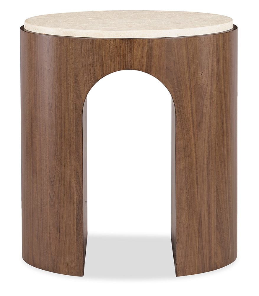 Hooker Furniture - Eleana Round End Table - Medium Wood - 7252-80116-85 view 3