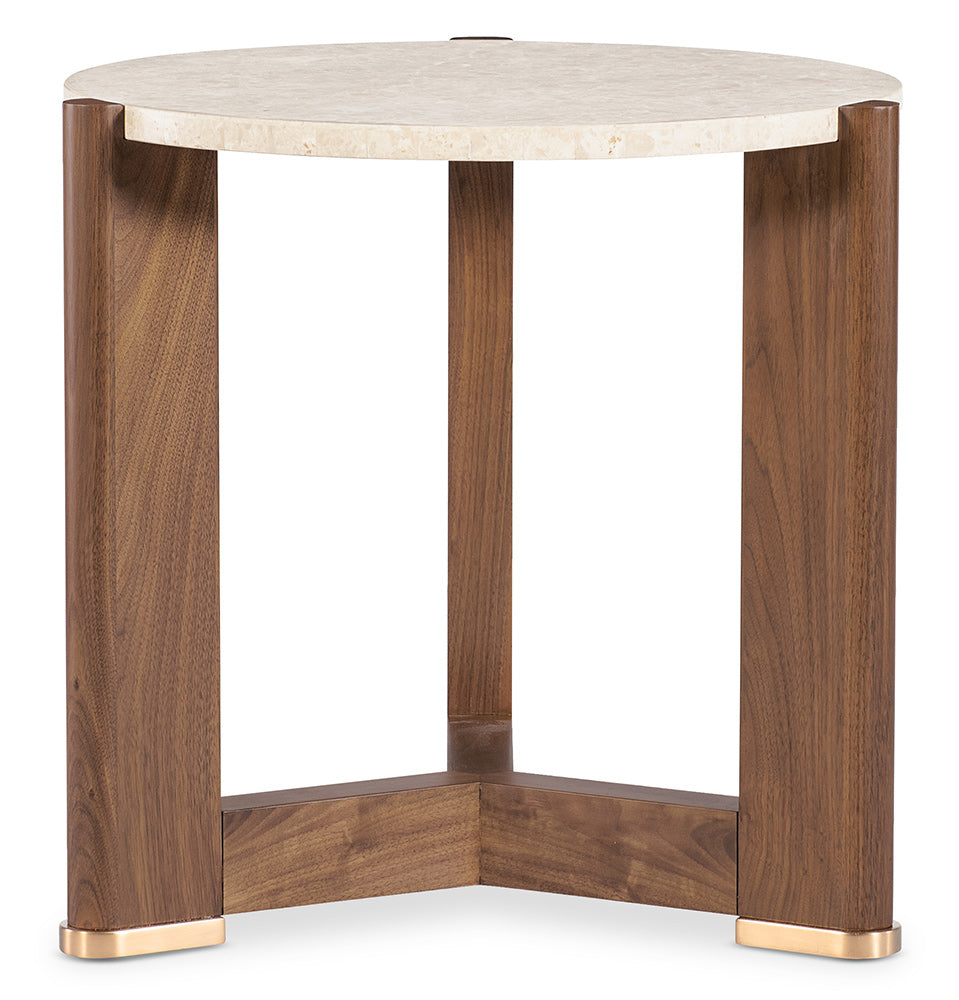 Hooker Furniture - Eleana Round End Table - Medium Wood - 7252-80216-85 view 1
