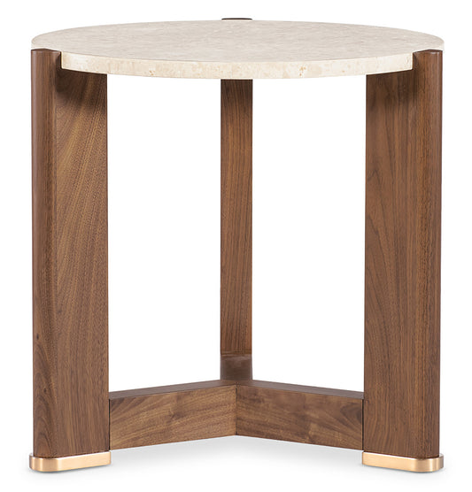 Hooker Furniture - Eleana Round End Table - Medium Wood - 7252-80216-85 view 2