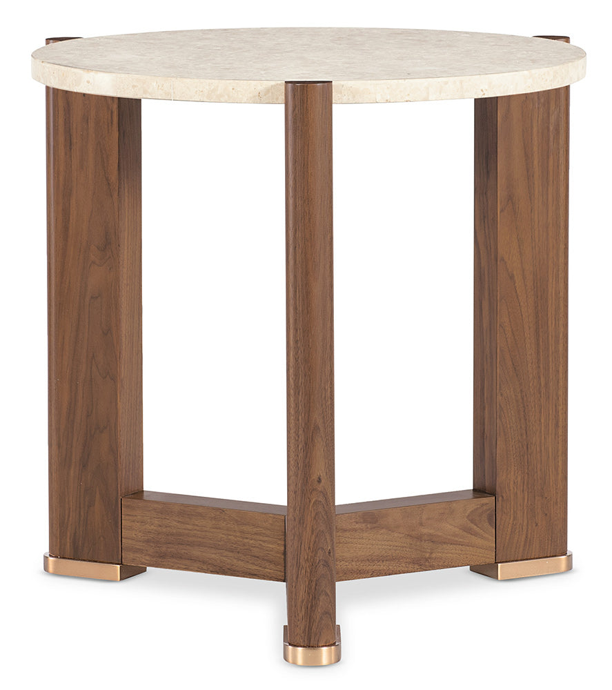 Hooker Furniture - Eleana Round End Table - Medium Wood - 7252-80216-85 view 3