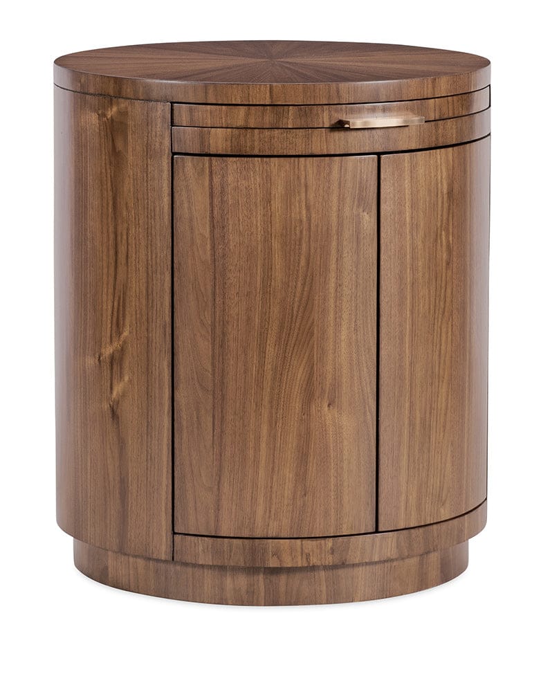 Hooker Furniture - Eleana Round Nightstand - Medium Wood - 7252-90215-85 view 1