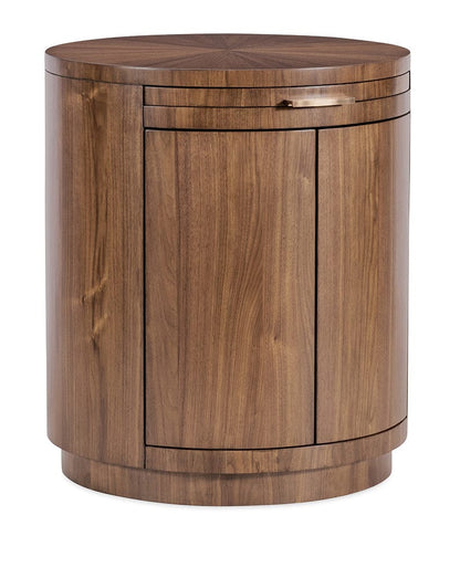 Hooker Furniture - Eleana Round Nightstand - Medium Wood - 7252-90215-85 view 2