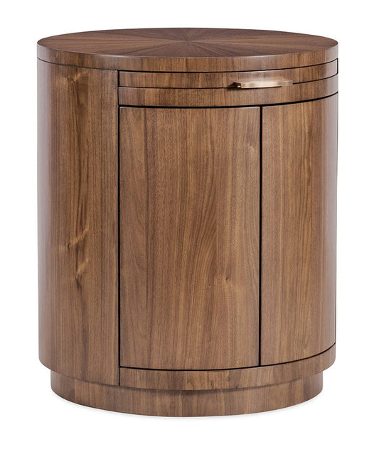 Hooker Furniture - Eleana Round Nightstand - Medium Wood - 7252-90215-85 view 2