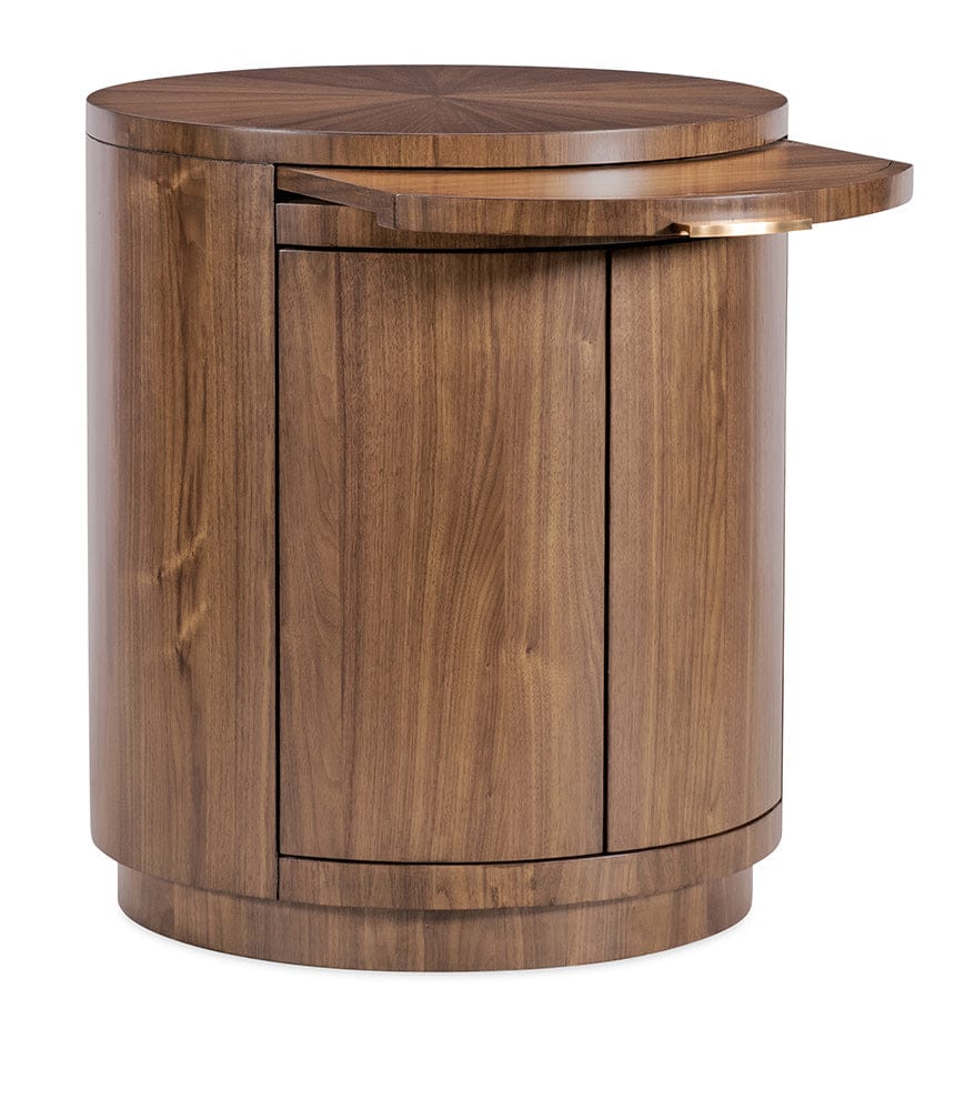 Hooker Furniture - Eleana Round Nightstand - Medium Wood - 7252-90215-85 view 5