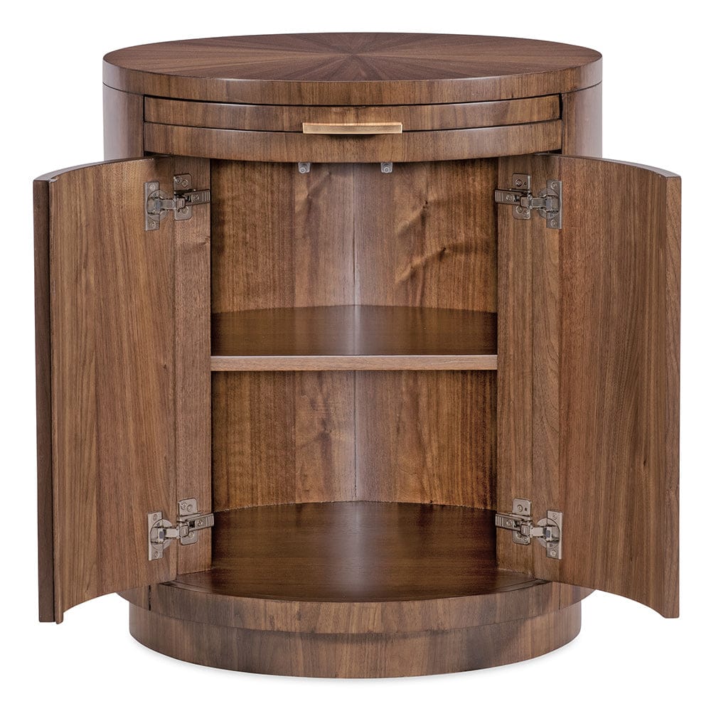 Hooker Furniture - Eleana Round Nightstand - Medium Wood - 7252-90215-85 view 6