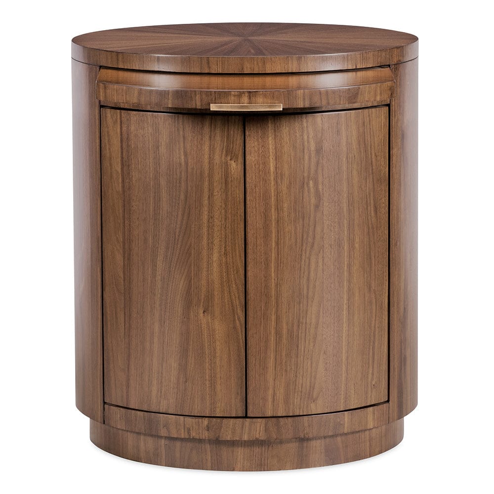 Hooker Furniture - Eleana Round Nightstand - Medium Wood - 7252-90215-85 view 7