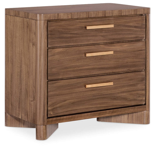 Hooker Furniture - Eleana Three Drawer Nightstand - Medium Wood - 7252-90016-85 view 1