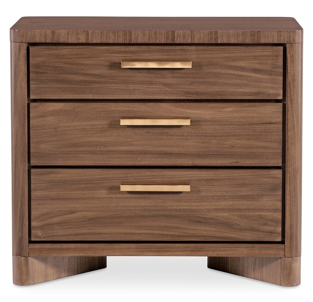 Hooker Furniture - Eleana Three Drawer Nightstand - Medium Wood - 7252-90016-85 view 3