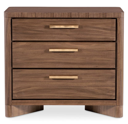 Hooker Furniture - Eleana Three Drawer Nightstand - Medium Wood - 7252-90016-85 view 3