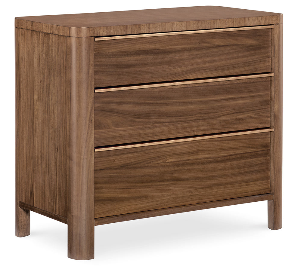 Hooker Furniture - Eleana Three Drawer Nightstand - Medium Wood - 7252-90216-85 view 1
