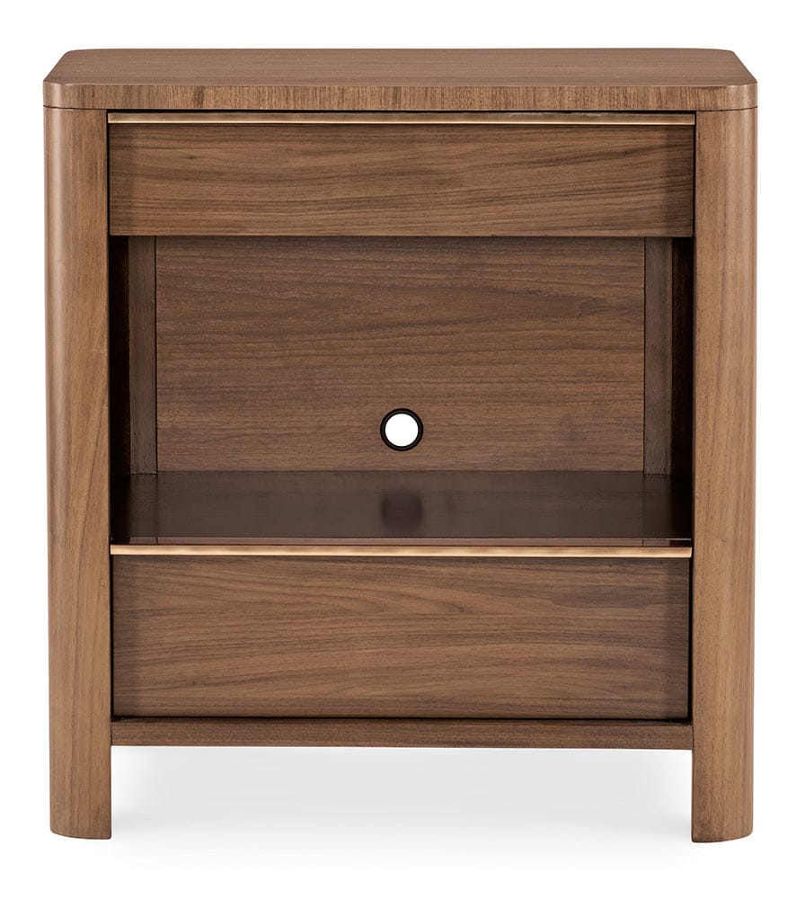 Hooker Furniture - Eleana Two Drawer Nightstand - Medium Wood - 7252-90116-85 view 3