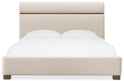 Hooker Furniture - Eleana Upholstered California King Panel Bed - Beige - 7252-90860-85 view 3