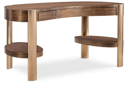 Hooker Furniture - Eleana Writing Desk - Medium Wood - 7252-10458-85 view 2