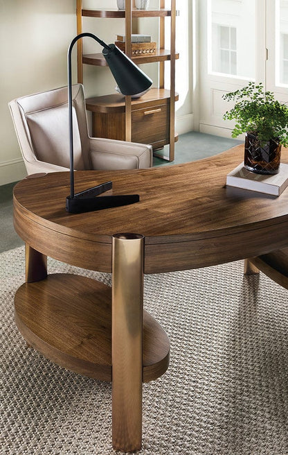 Hooker Furniture - Eleana Writing Desk - Medium Wood - 7252-10458-85 view 7