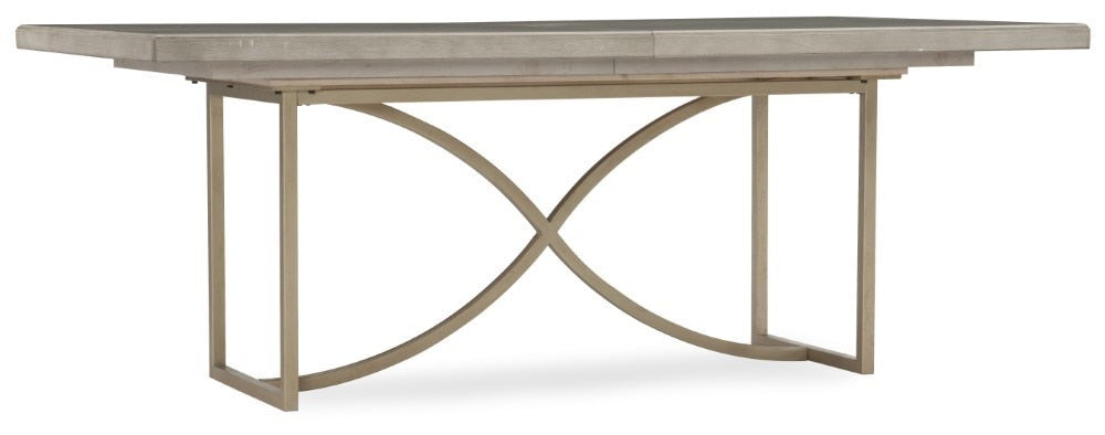 Hooker Furniture - Elixir 80in Rectangular Dining Table w/1-20in Leaf - 5990-75200-LTWD veiw 1