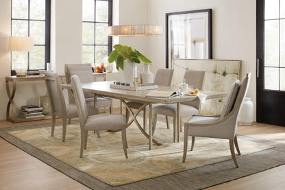 Hooker Furniture - Elixir 80in Rectangular Dining Table w/1-20in Leaf - 5990-75200-LTWD veiw 3