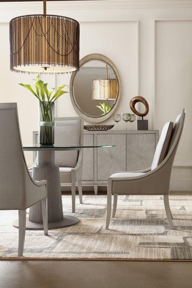 Hooker Furniture - Elixir Oval Accent Mirror - 5990-90007-MTL veiw 2