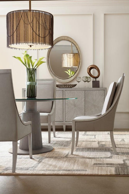 Hooker Furniture - Elixir Oval Accent Mirror - 5990-90007-MTL veiw 2