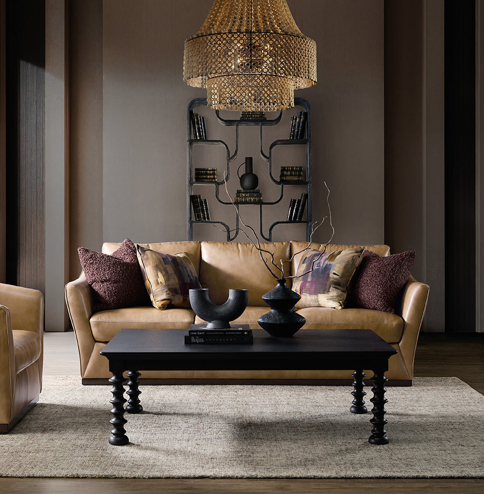 Hooker Furniture - Fairfax Stationary Sofa - Brown - SS225-03-080 view 8