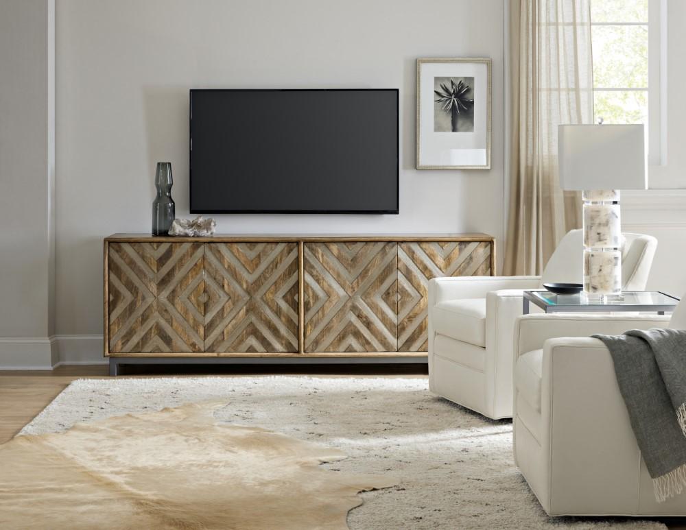 Hooker Furniture - Four - Door Entertainment Console - 5649-55486-MWD veiw 3