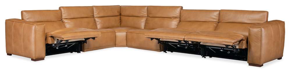 Hooker Furniture - Fresco 6 Seat Power Recline Sectional - SS404-6PC3-080 veiw 3