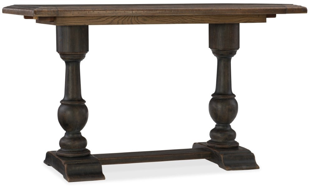 Hooker Furniture - Hill Country Balcones 60in Friendship Table w/2-12in Leaves - 5960-75206-BRN veiw 1